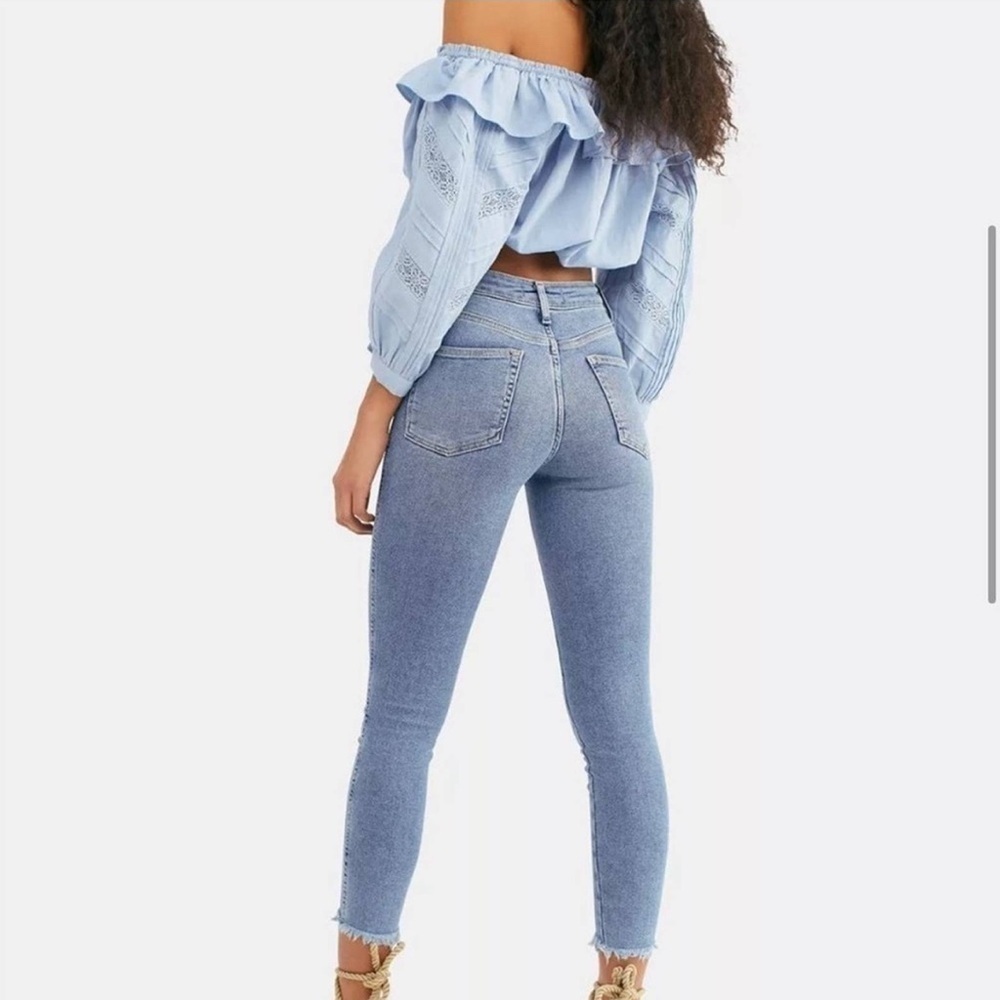 NWT - Free People - Raw High-Rise Jegging - 24 - Picture 2 of 10